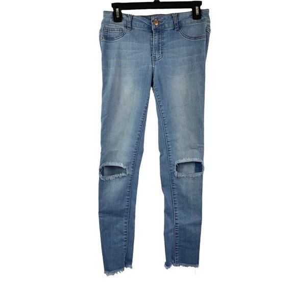 Blue Asphalt Denim - Blue Asphalt Women's Blue Denim Skinny Jeans